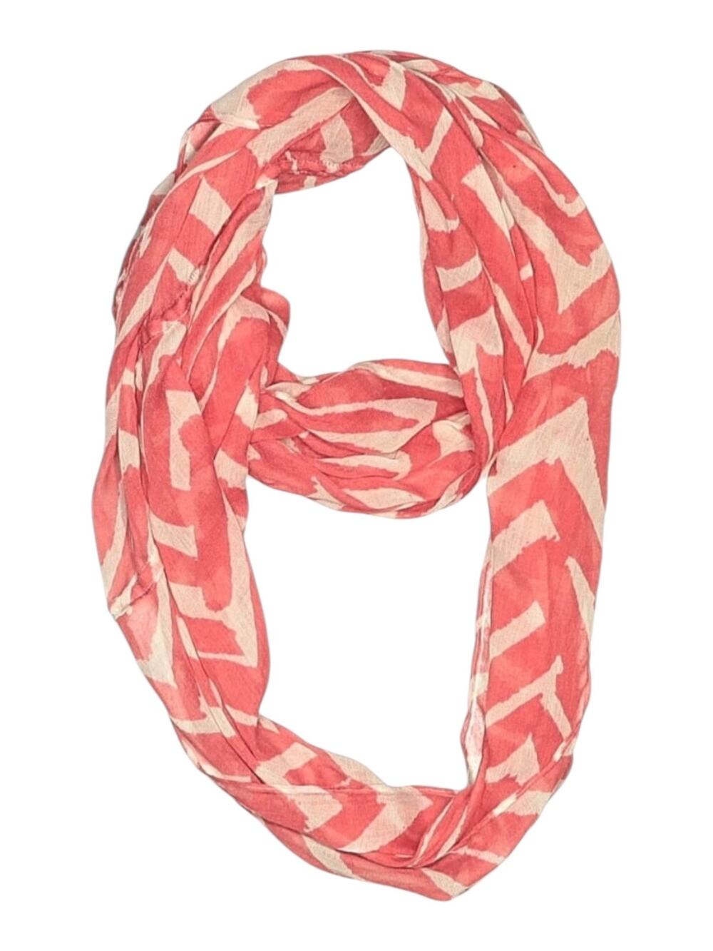 Berkshire Scarf Pink Chevron Patterned Size OS